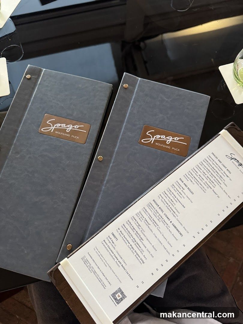 Spago Wolfgang Puck Menu