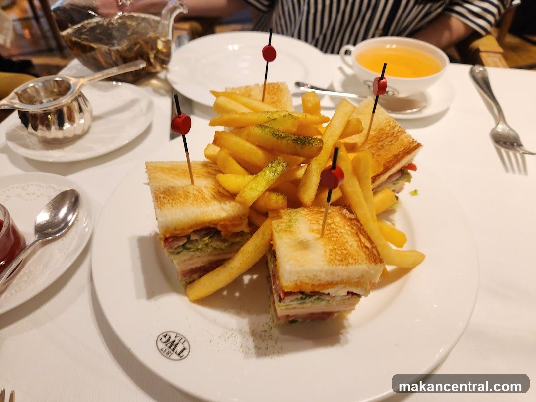 Club Sandwich and Fries
