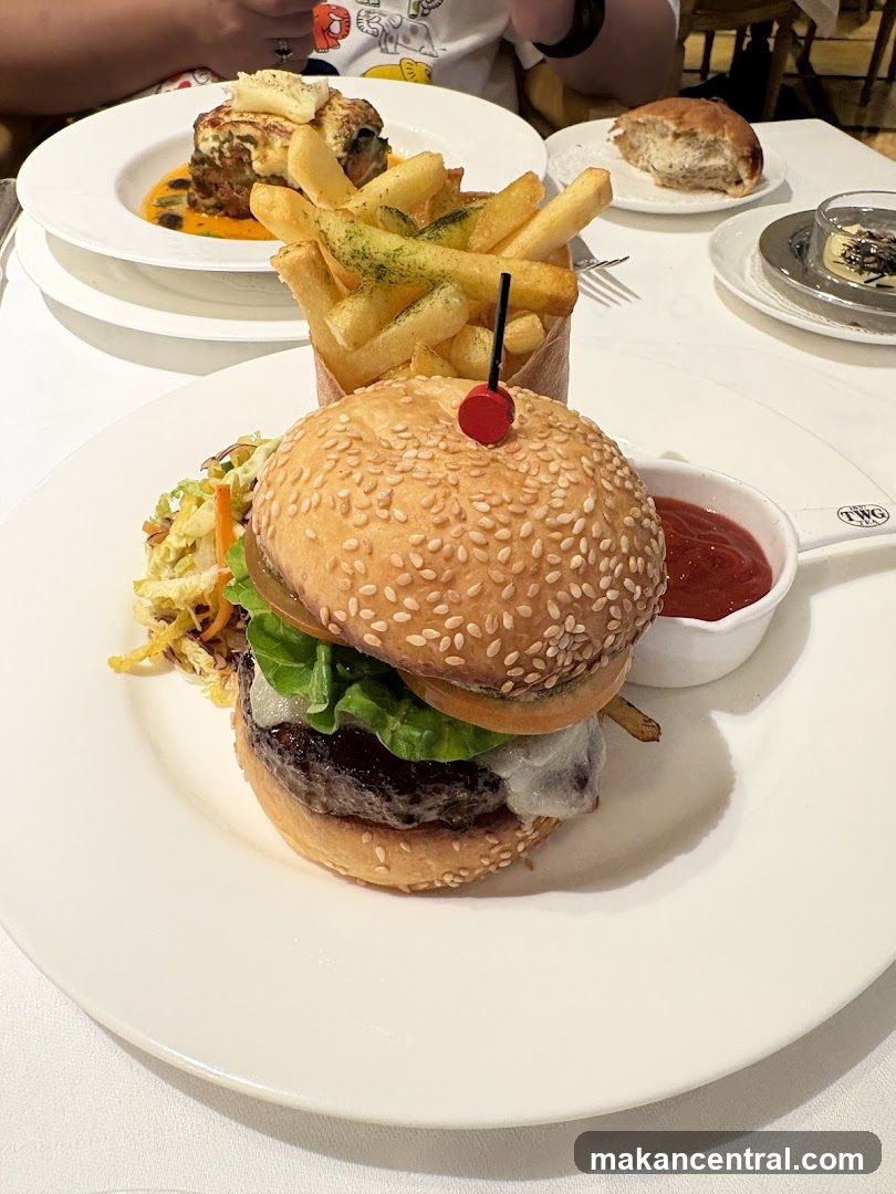 Burger and Fries
