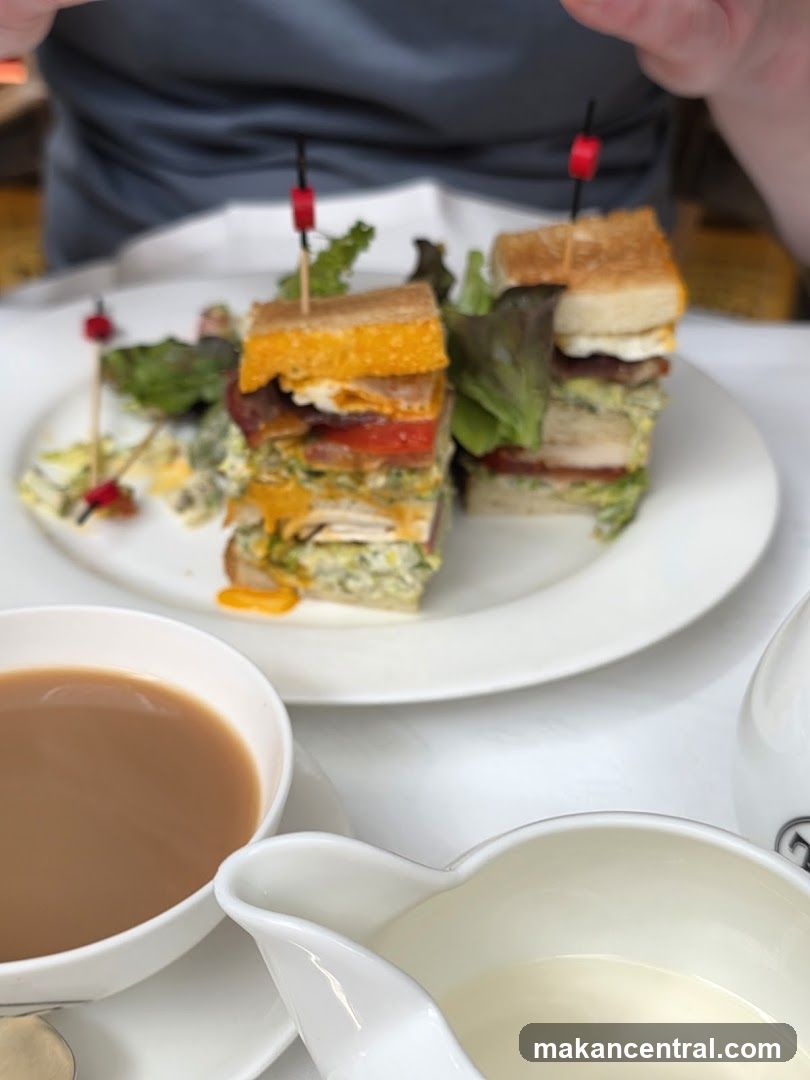Club Sandwiches and Tea