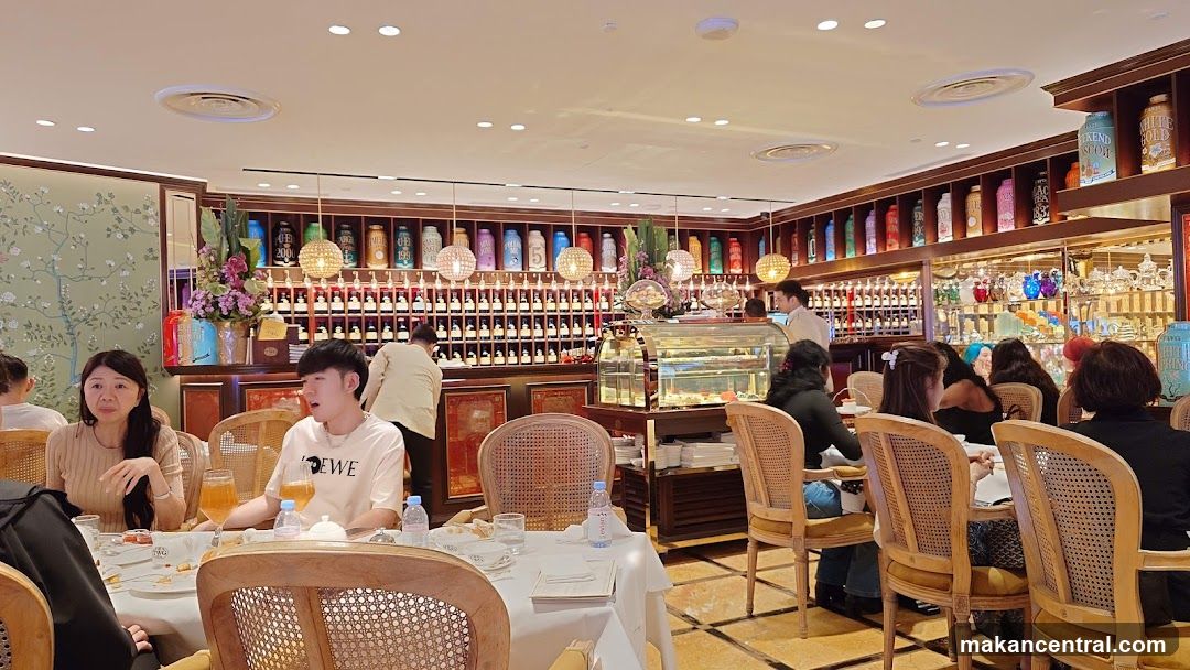 Restaurant Interior with Patrons