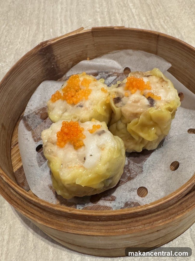 Siu Mai in a Bamboo Steamer
