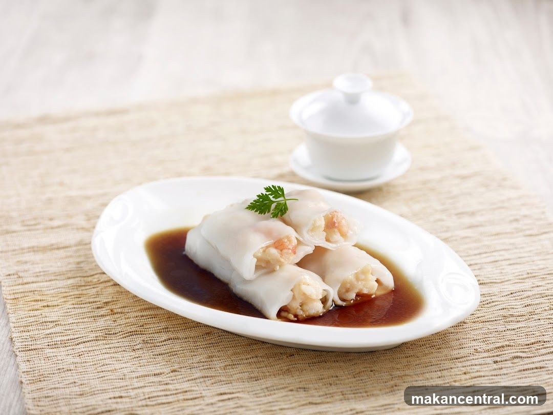 Shrimp Rice Noodle Rolls