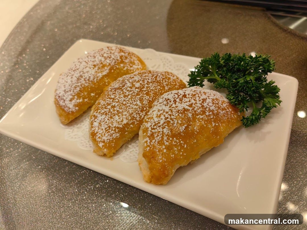 Sweet Pastries with Powdered Sugar