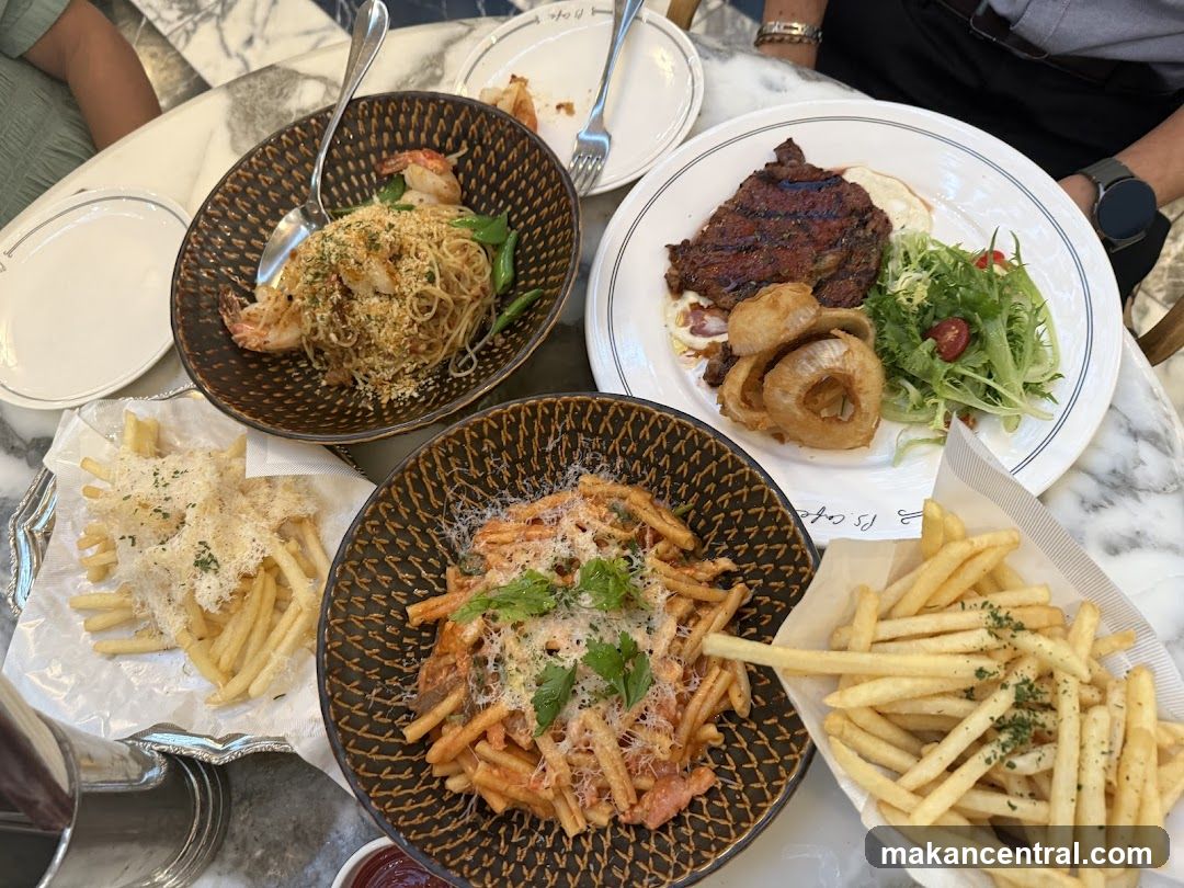 Table with various dishes