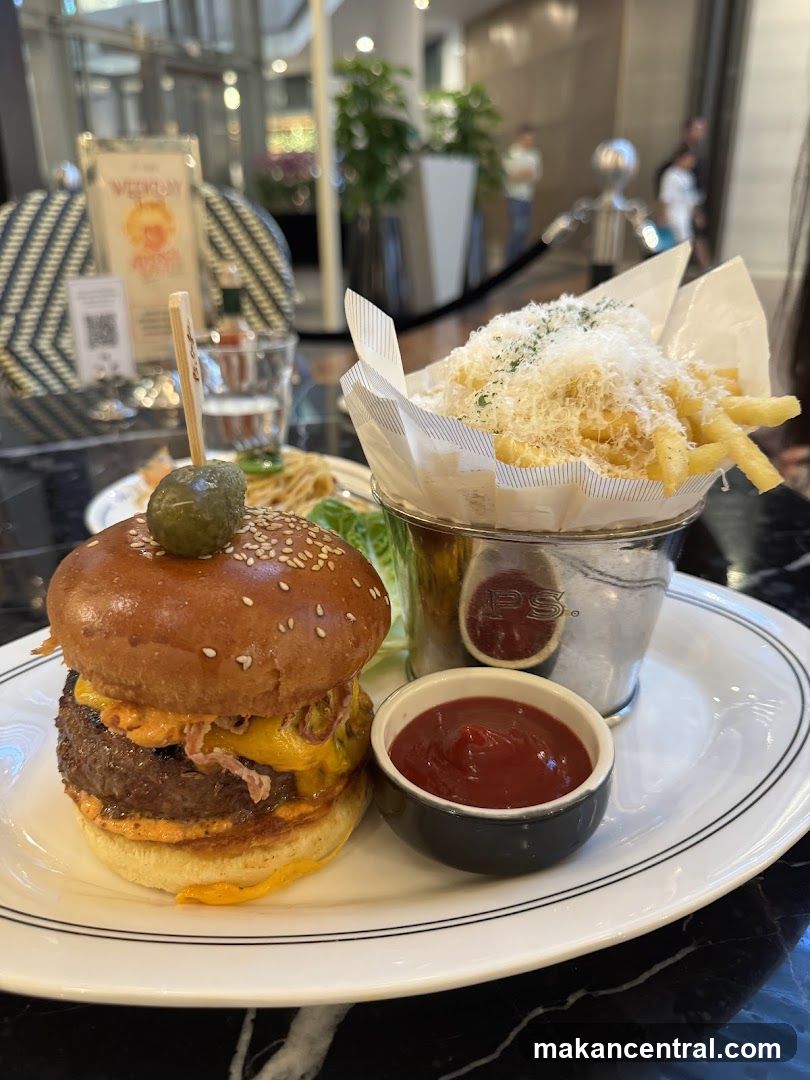 Burger and Fries