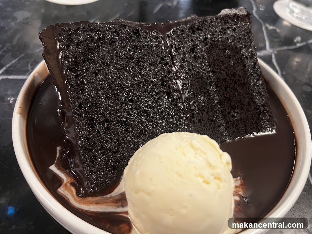 Chocolate Cake with Ice Cream