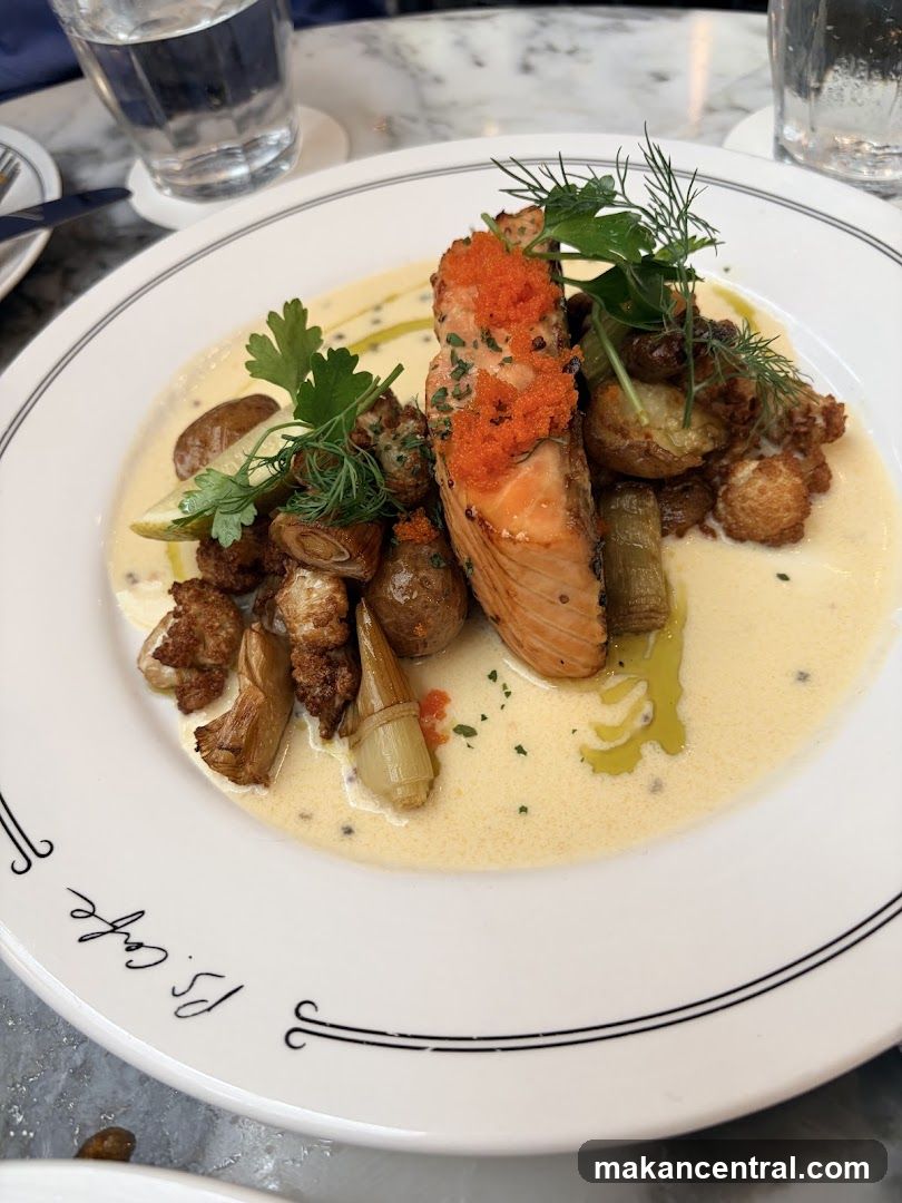 Salmon with Roasted Vegetables