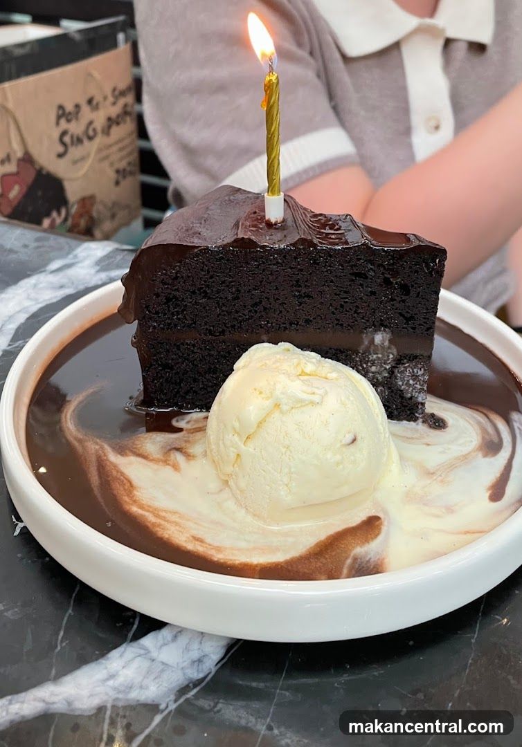 Chocolate Lava Cake with Ice Cream