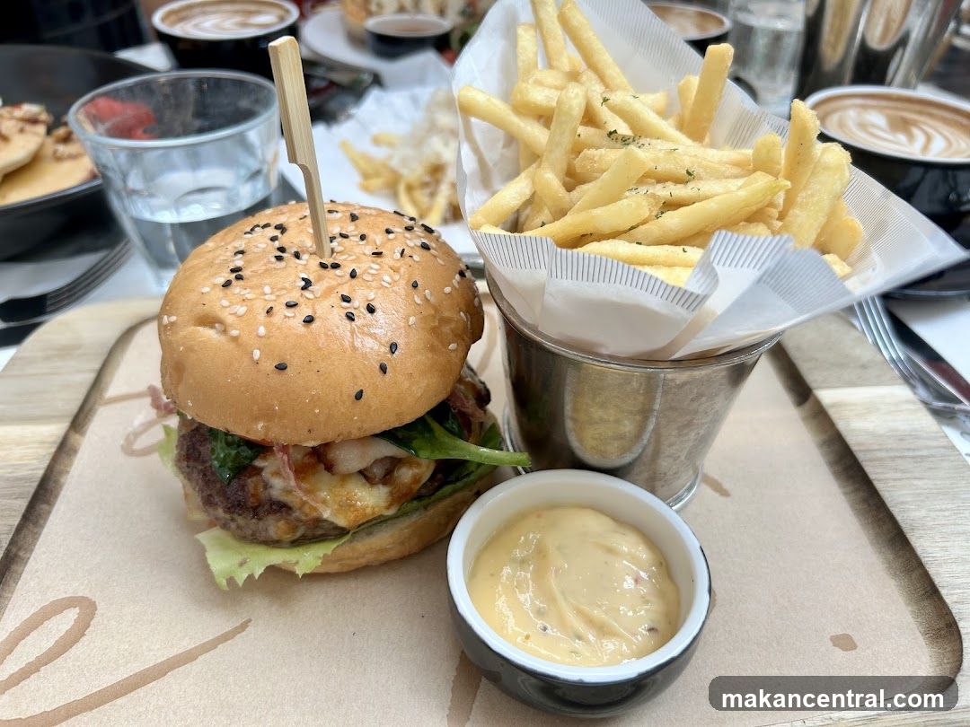 Burger and Fries