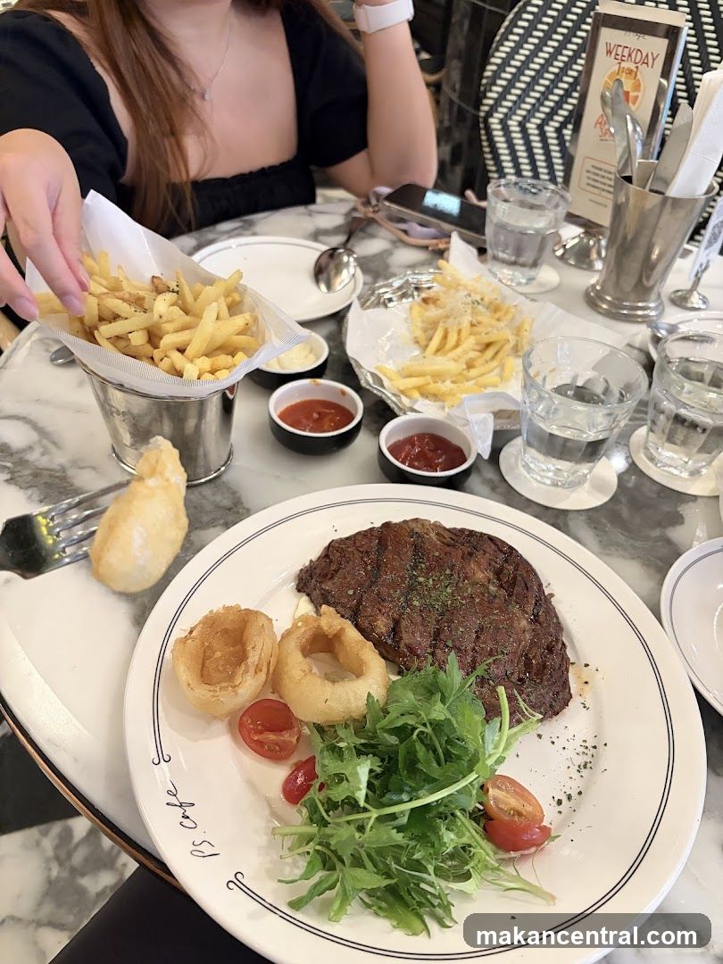 Steak Dinner with Fries