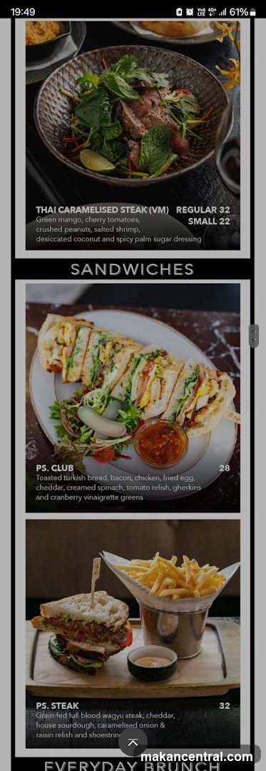 Menu Items