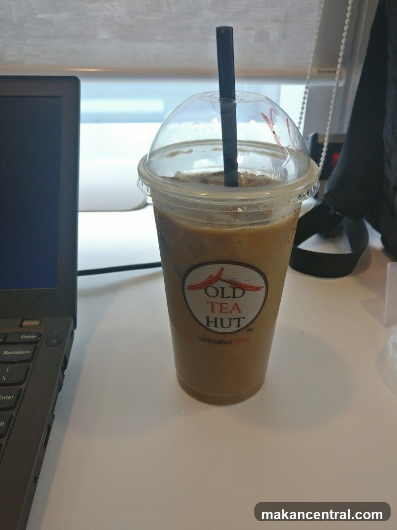 Iced Coffee with Old Tea Hut Logo