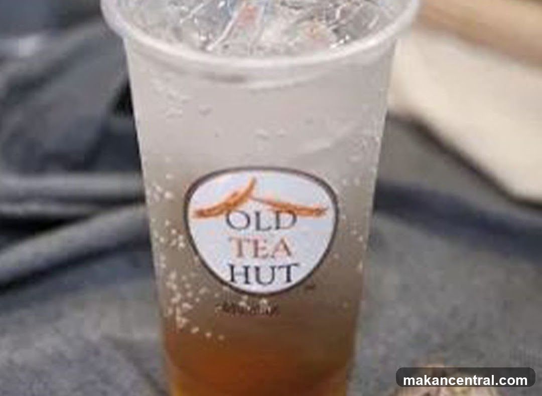 Beverage with Old Tea Hut Logo