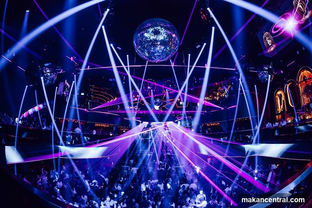 Nightclub with Disco Ball and Laser Show