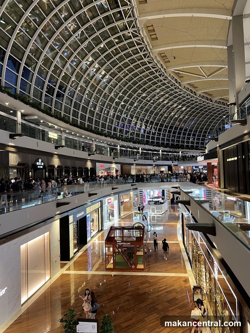 Interior of a modern shopping mall