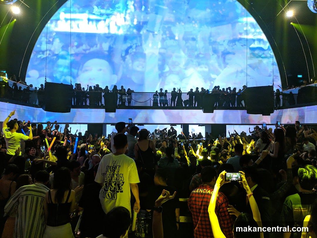 Crowd at a concert or club