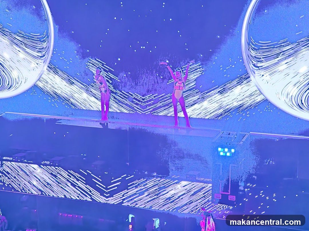 Performers on stage