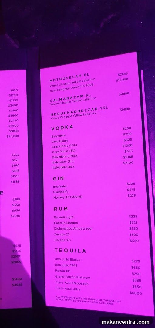 Beverage Menu