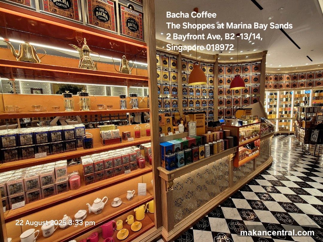 Bacha Coffee Store Interior