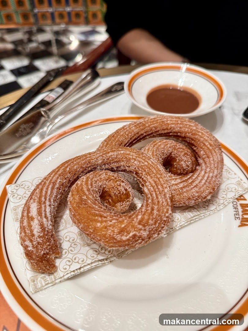 Churros with Chocolate Sauce