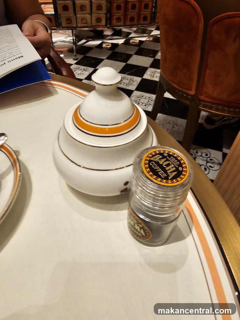 Table Setting with Sugar Bowl and Coffee Grinder