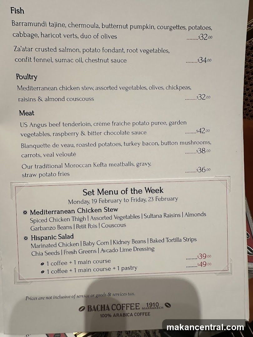 Menu of the Week