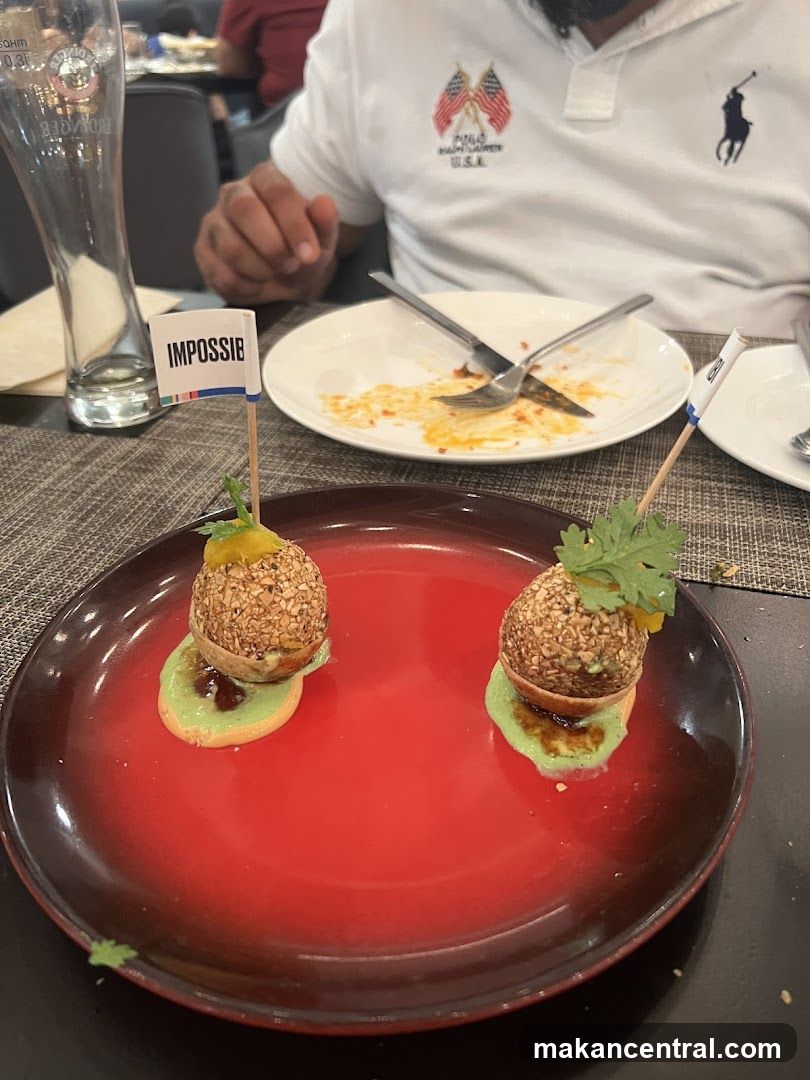 Appetizer with Flag