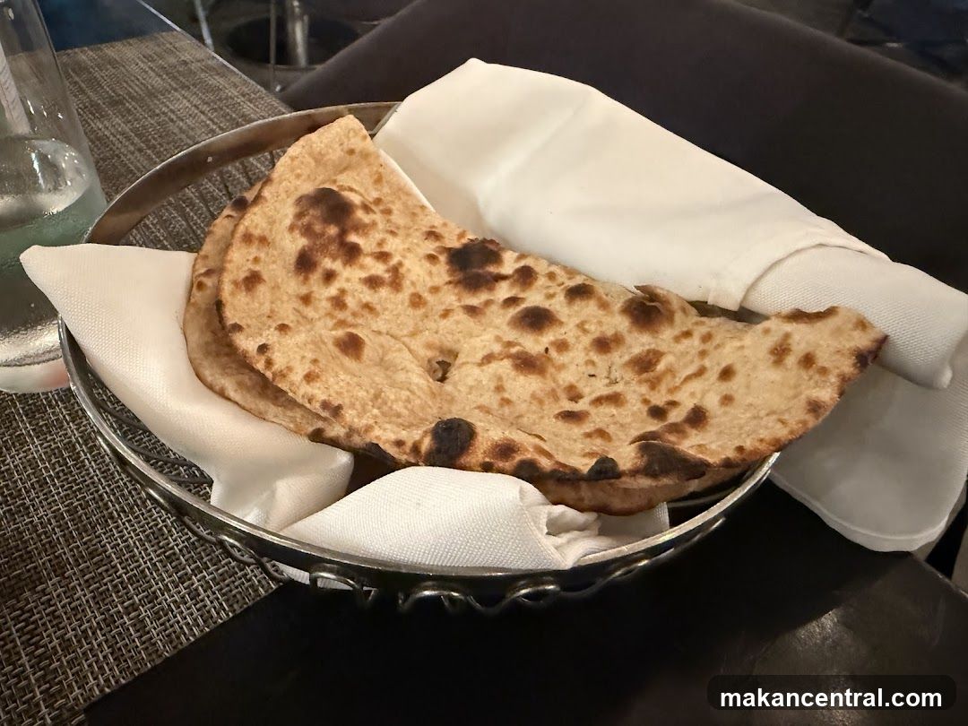 Basket of Naan Bread
