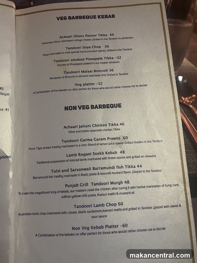 VEG BARBEQUE KEBAB