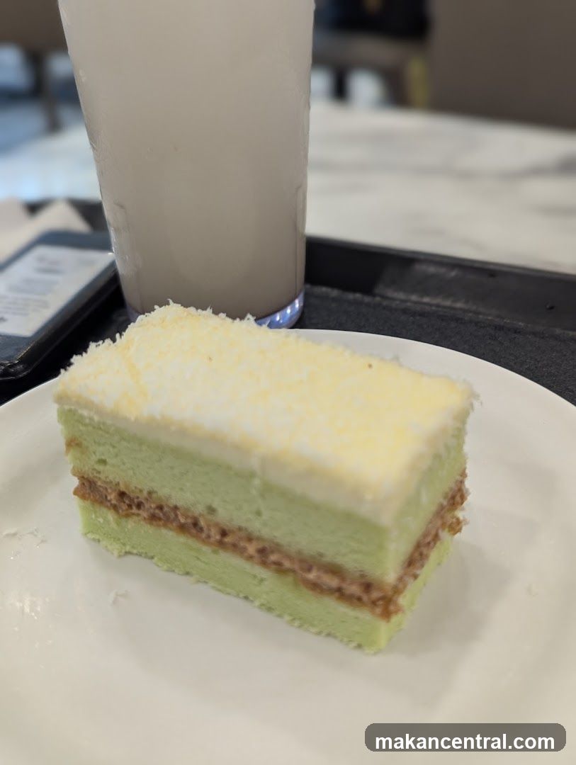 Slice of Cake and Drink