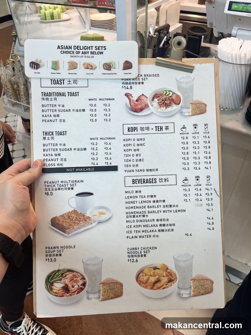 Asian Delights Menu
