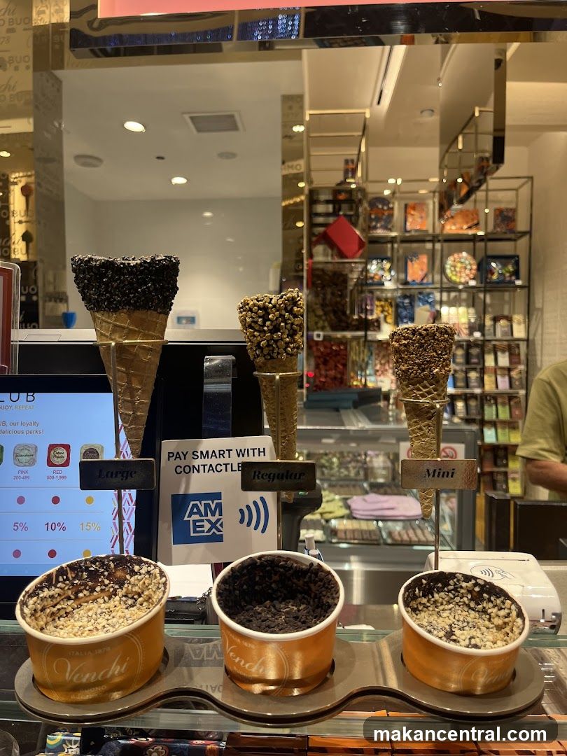 Venchi Ice Cream Cones and Cups