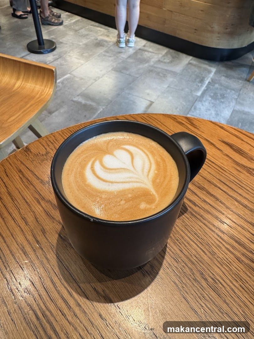 Latte with Heart Art