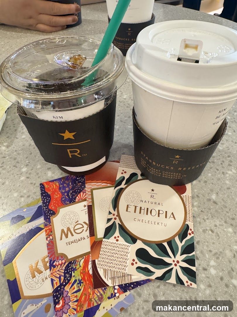 Starbucks Reserve Coffee Samples