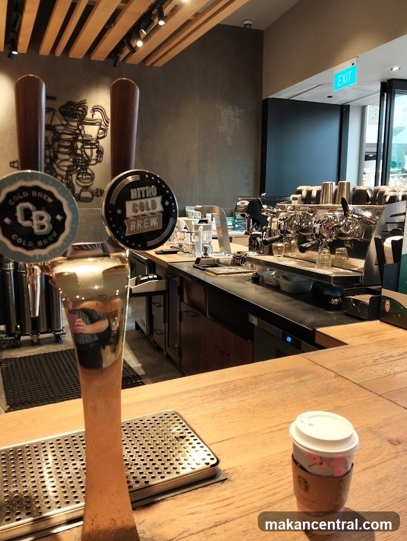 Coffee Shop Interior with Cold Brew Taps