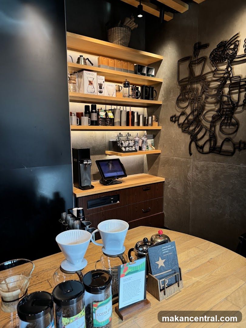 Coffee brewing station