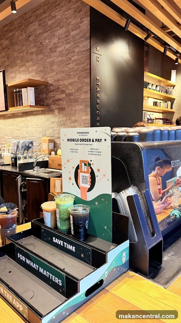 Starbucks Mobile Order & Pay Display