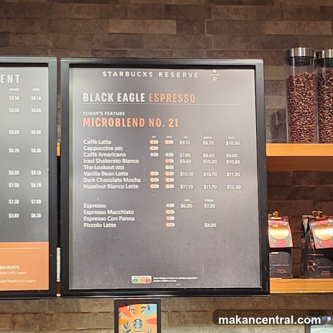 STARBUCKS RESERVE BLACK EAGLE ESPRESSO MICROBLEND NO. 21