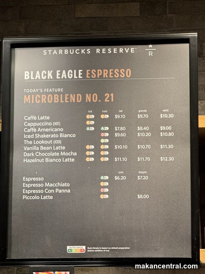 STARBUCKS RESERVE BLACK EAGLE ESPRESSO