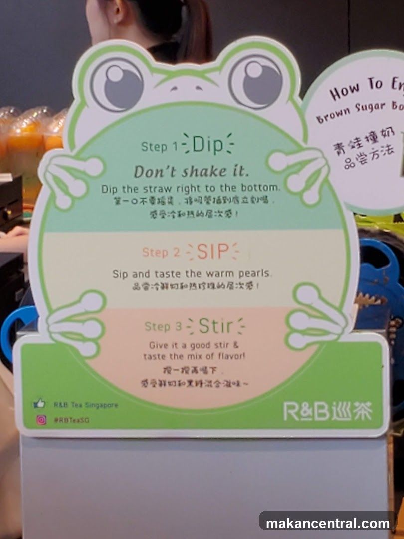 R&B Tea Singapore Instructions