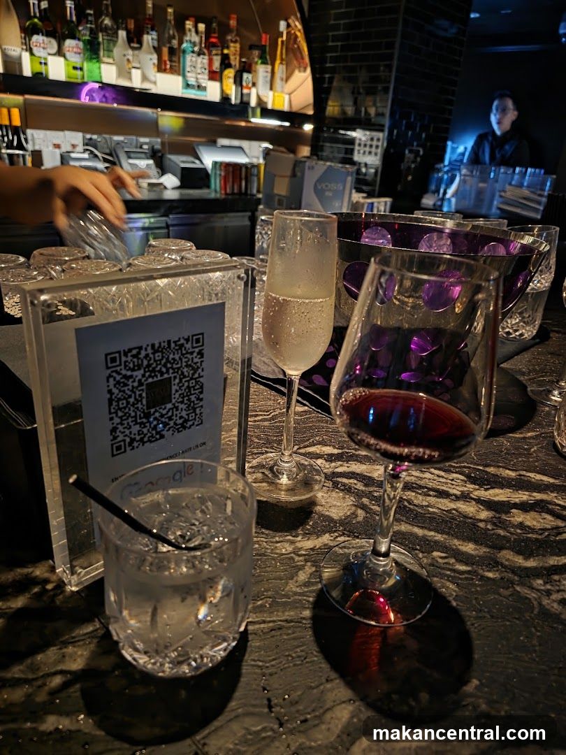 Bar Counter with Drinks