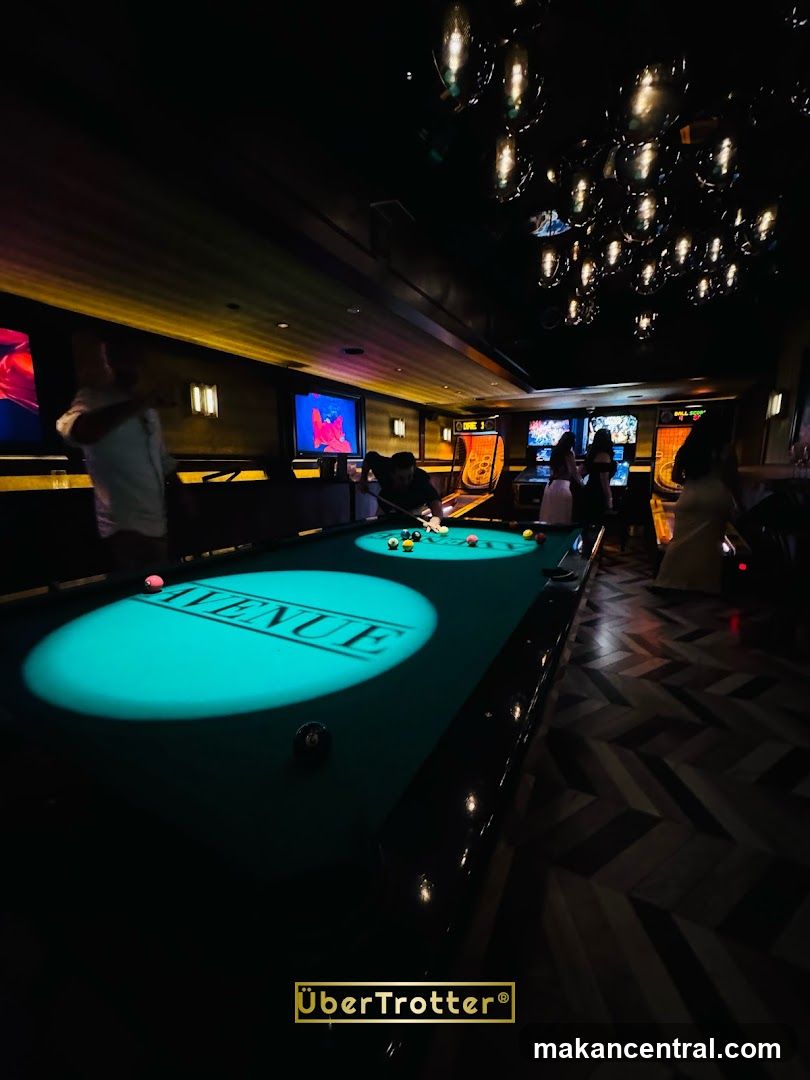 Billiard Hall with Arcade Games