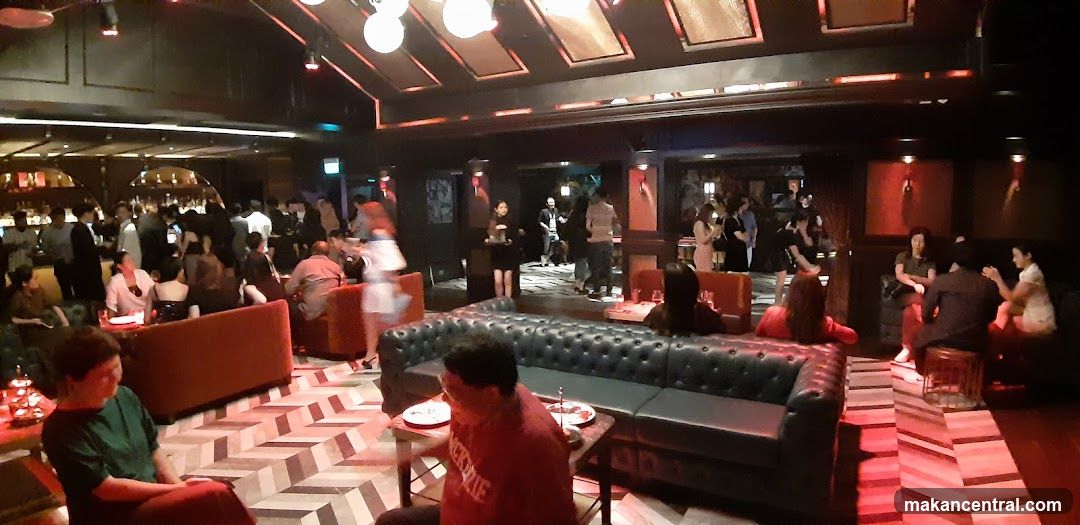 Bar Interior with Patrons