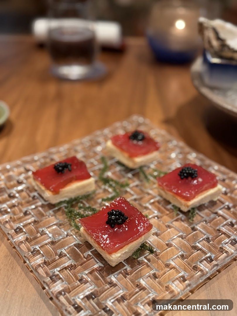 Tuna Bites with Caviar