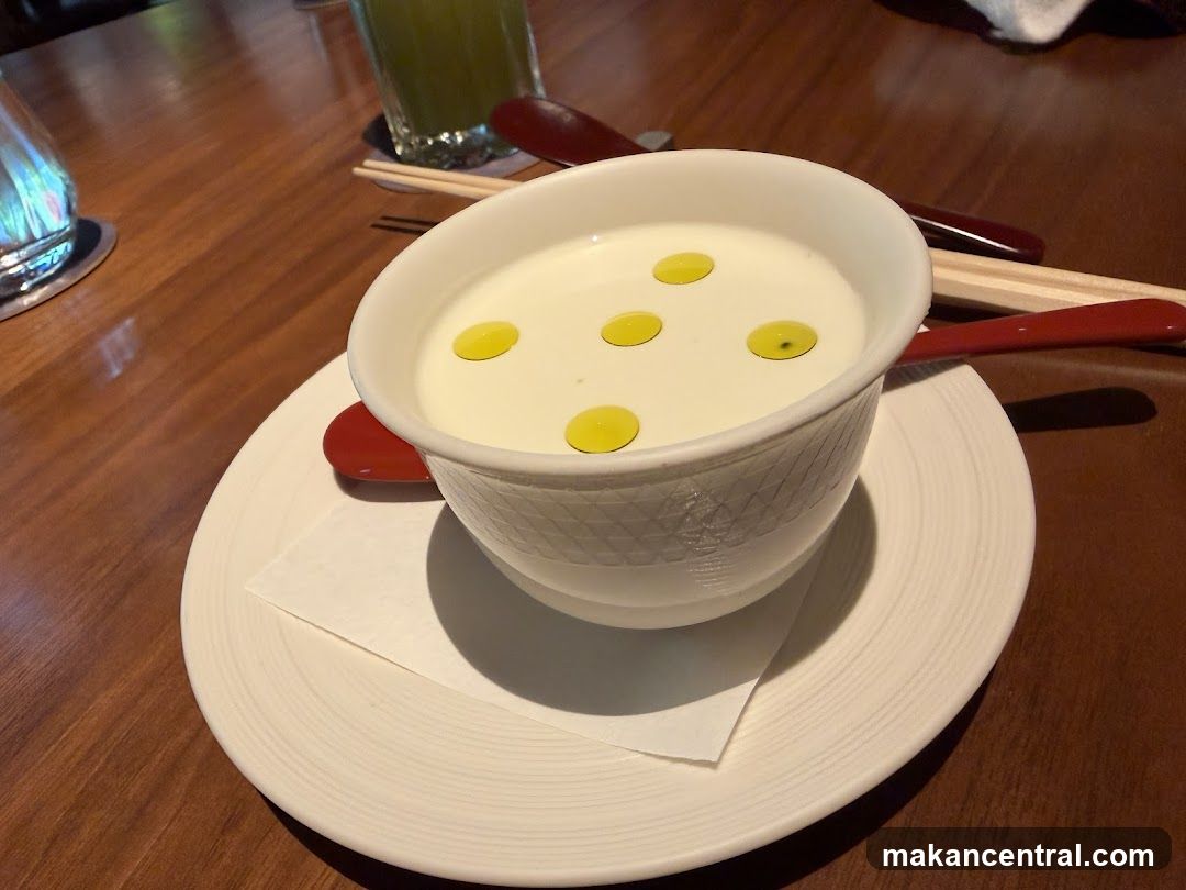 Creamy Soup with Olive Oil Drizzle