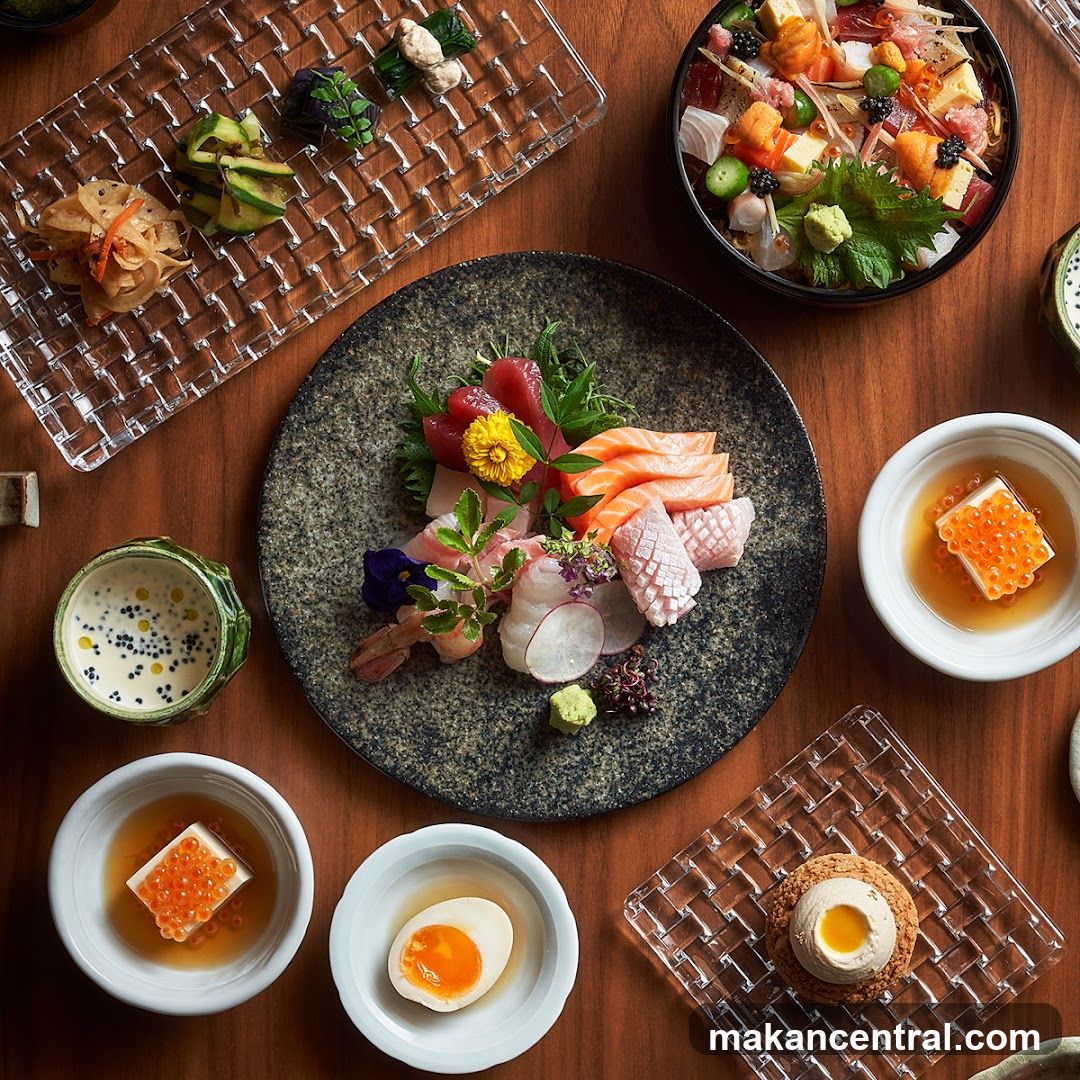 Assortment of Japanese Dishes