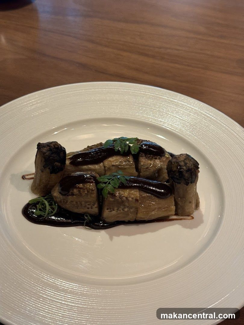 Eggplant dish with sauce