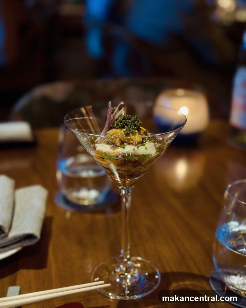 Gourmet Appetizer in Martini Glass