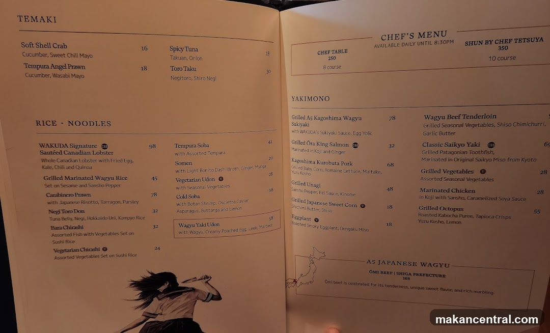 CHEF'S MENU